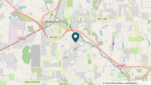 Map of Somercrest, Midlothian service area